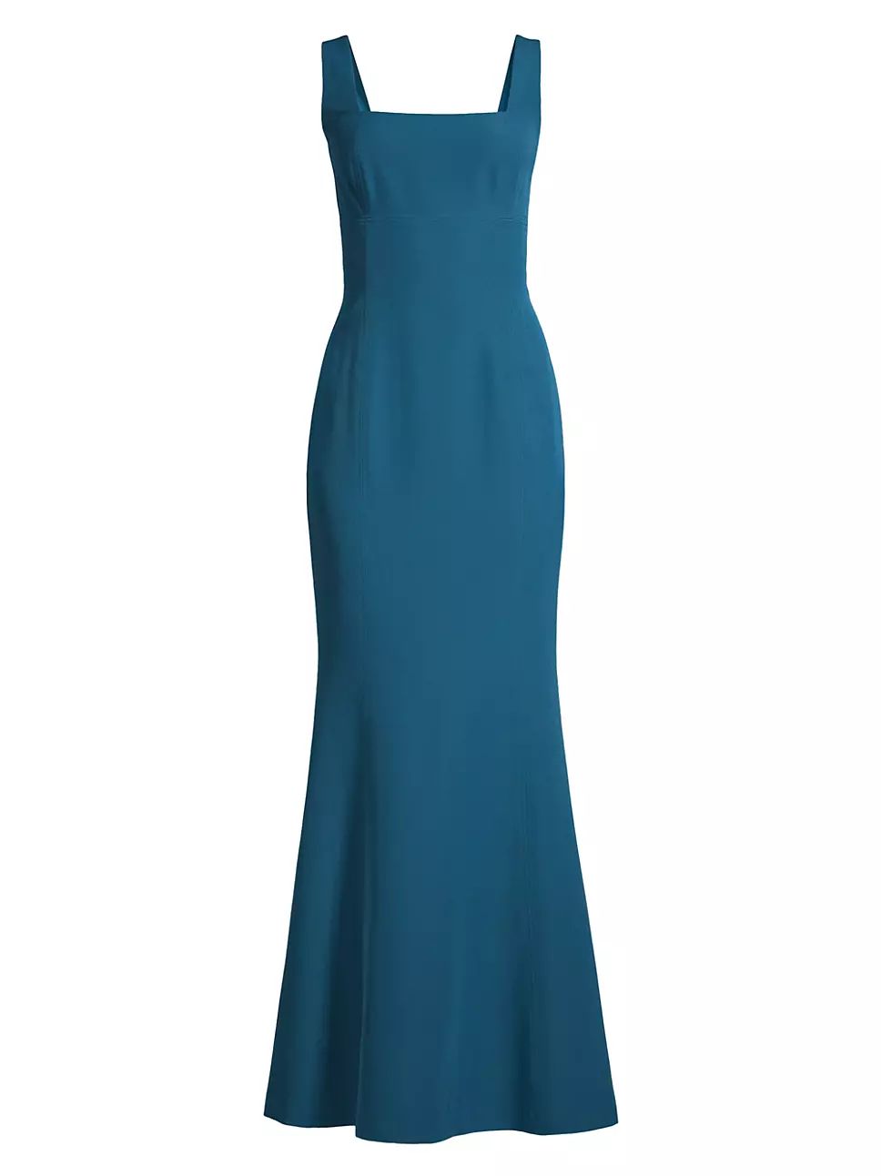 Square-Neck Trumpet Gown | Saks Fifth Avenue