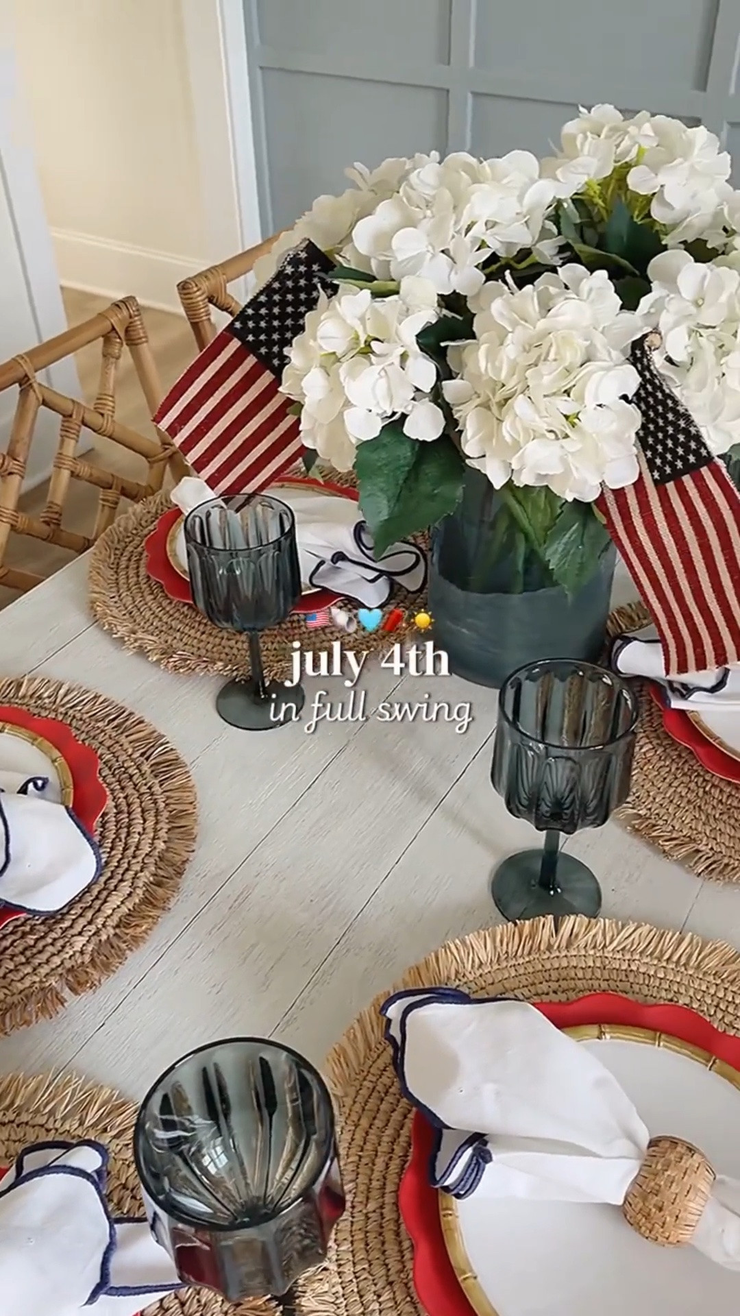 July 4th Coastal Decor🇺🇸🩵 July 4th, coastal decor, coastal home, cozy finds, patriotic decor, patriotic home, patriotic finds, cozy home finds, America, red white and blue, July 4th tablescape

#LTKSaleAlert #LTKHome #LTKSeasonal