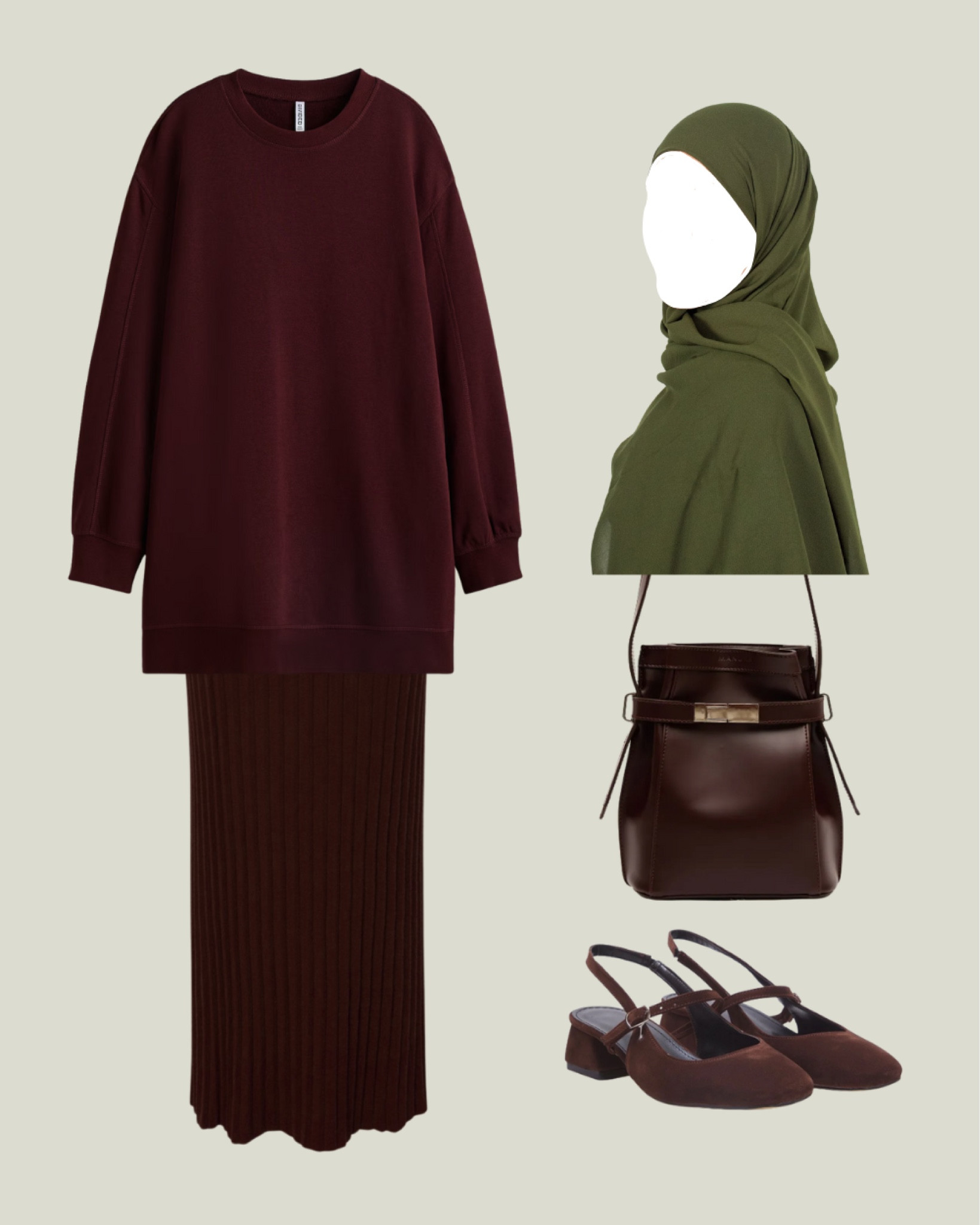 Cozy outfit ideas to inspire this fall-winner look. Hijab outfit ideas 