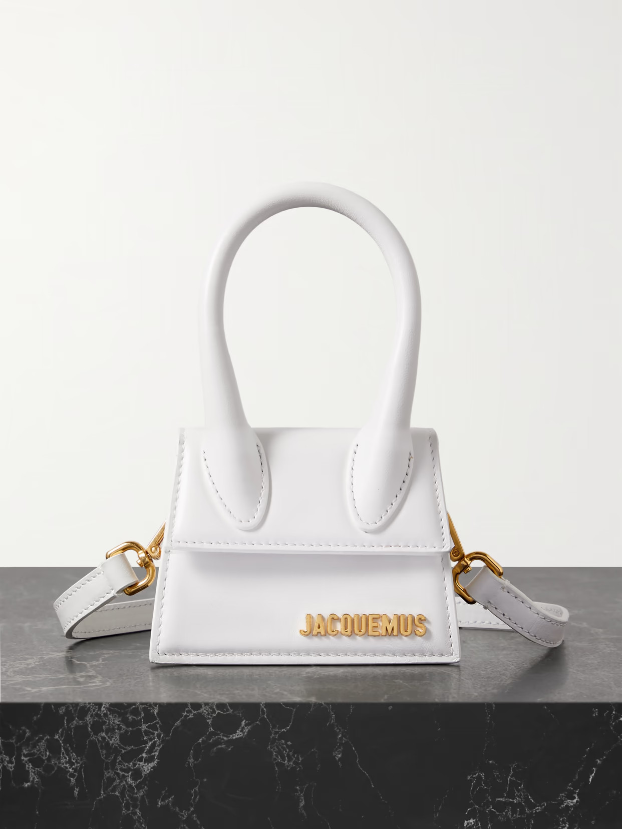 Jacquemus - Le Chiquito Mini Leather Tote - White | NET-A-PORTER (UK & EU)