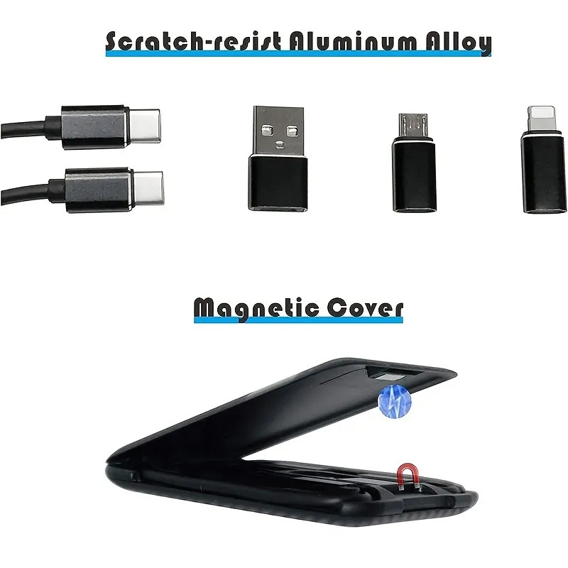 6 In 1 Multifunctional Phone Charge Cable Kit For IPhone 11 12 Pro Max XR Micro USB Cable Type C ... | Temu Affiliate Program