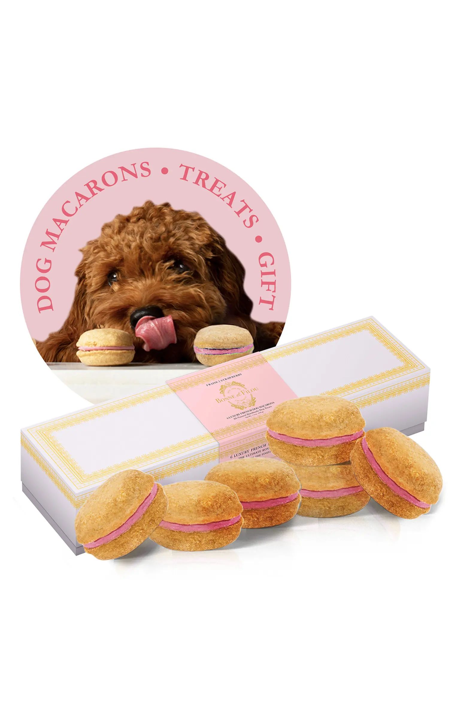 Strawberry Macarons Dog Treats | Nordstrom