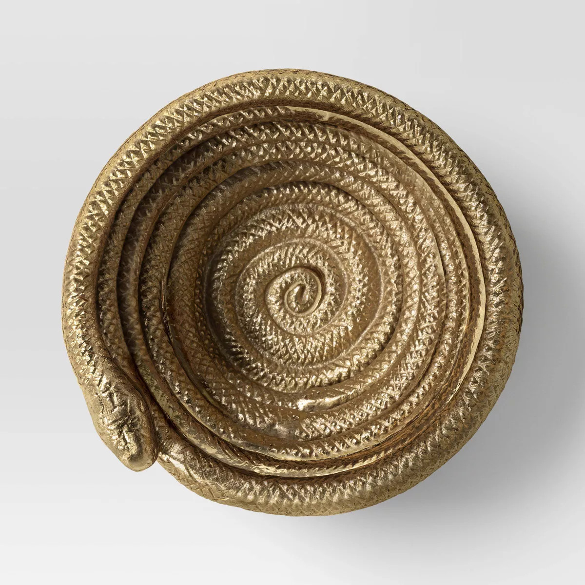 7.37"x3.5" Snake Decorative Bowl Gold - Threshold™ | Target