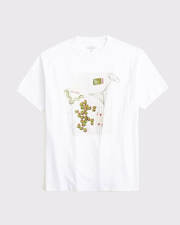 Oversized Cocktail Graphic Tee | Abercrombie & Fitch (US)