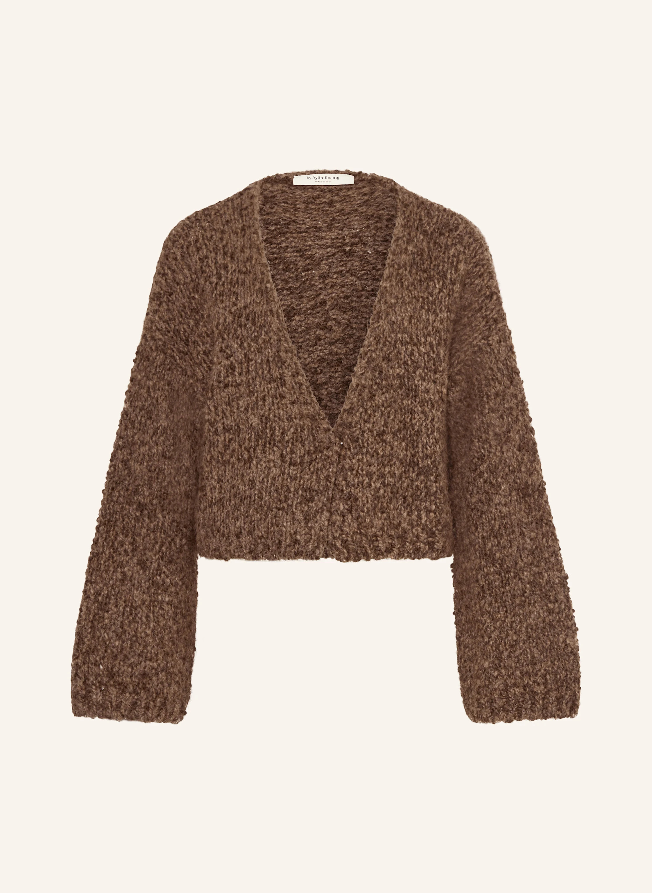 by Aylin Koenig Strickjacke FRIEDI mit Alpaka in dunkelbraun | Breuninger (DACH)