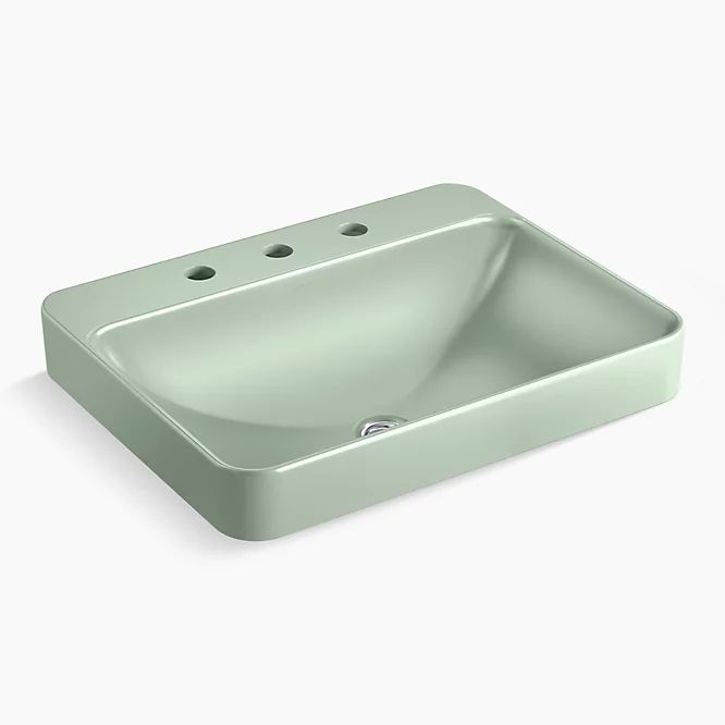 23" rectangular vessel bathroom sink | Kohler