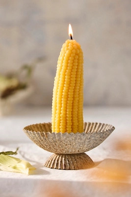 Beeswax Corn Candle | Anthropologie (US)