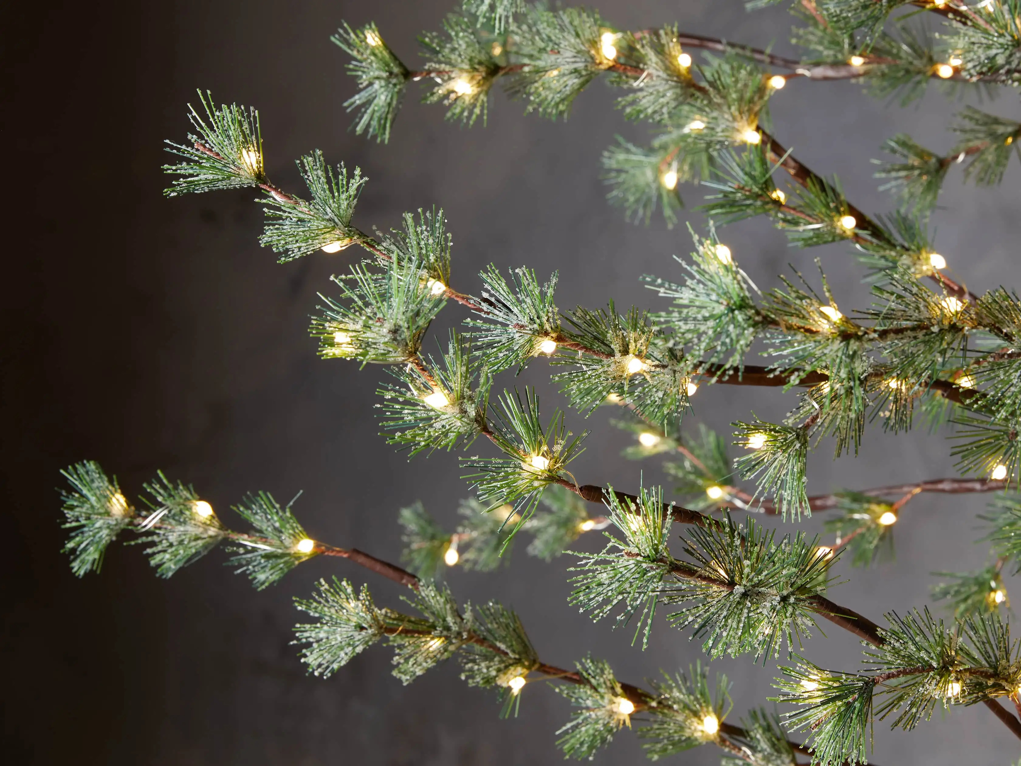 Iced Ming Faux Pine Tree | Arhaus