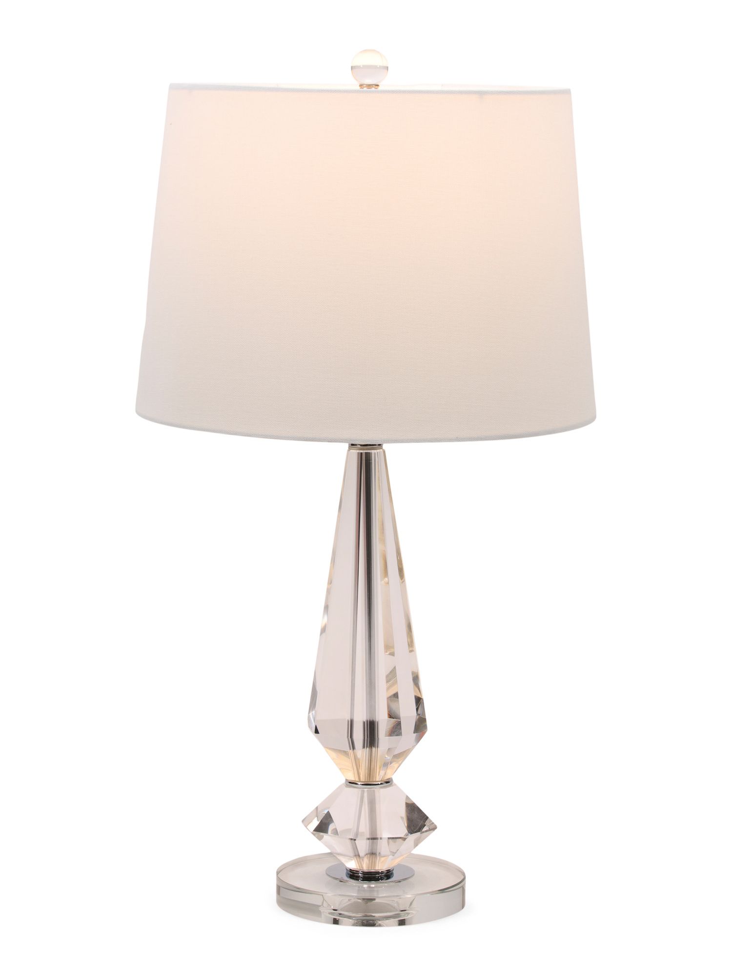 27in Faceted Crystal Lamp | TJ Maxx
