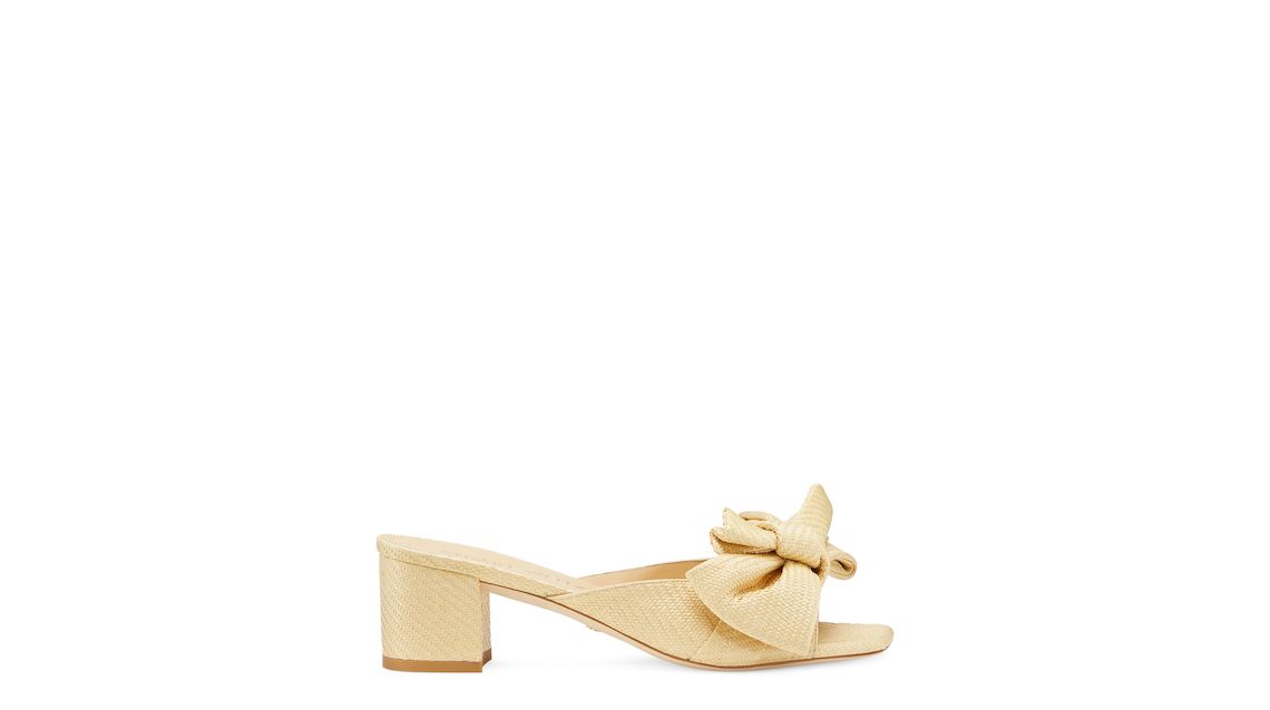 Loveknot 50 Block Slide | Stuart Weitzman Outlet