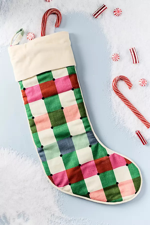 Willow Plaid Stocking | Anthropologie (US)