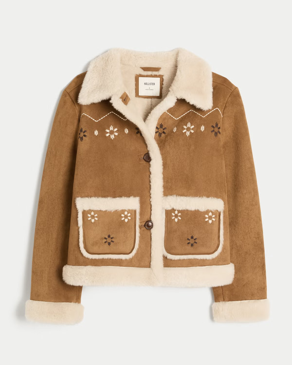 Faux Shearling Jacket | Hollister (US)