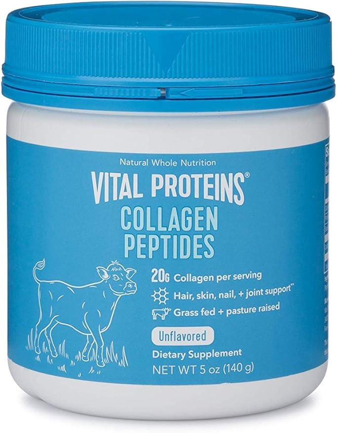 Vital Proteins Collagen Peptides Powder, Promotes Hair, Nail, Skin, Bone and Joint Health, Zero S... | Amazon (US)