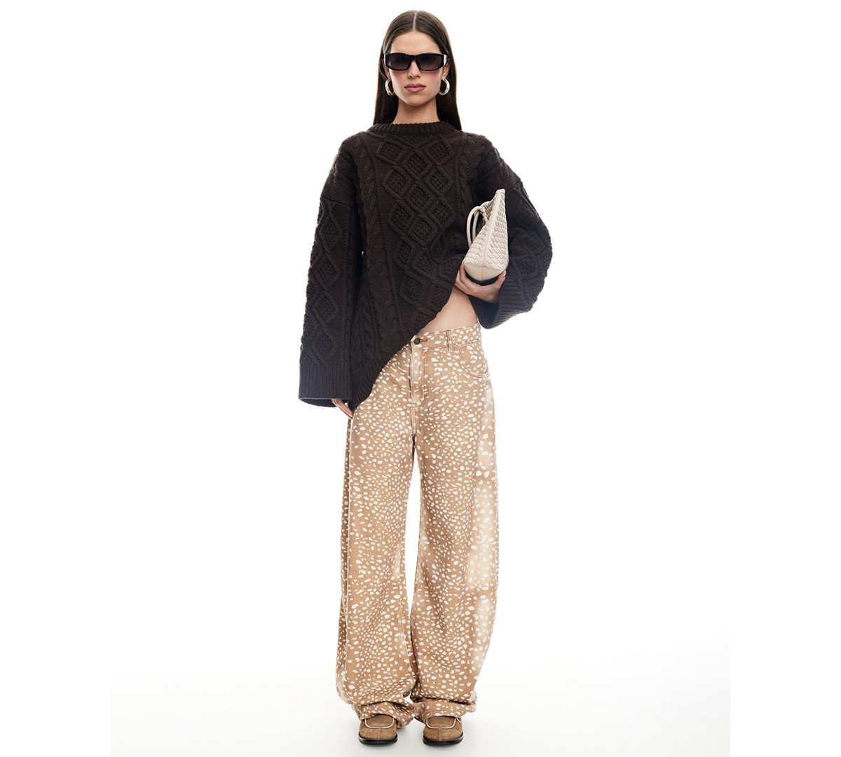 Lioness Women's Gigi Knit Pull-On Sweater - Chocolate | Macy's