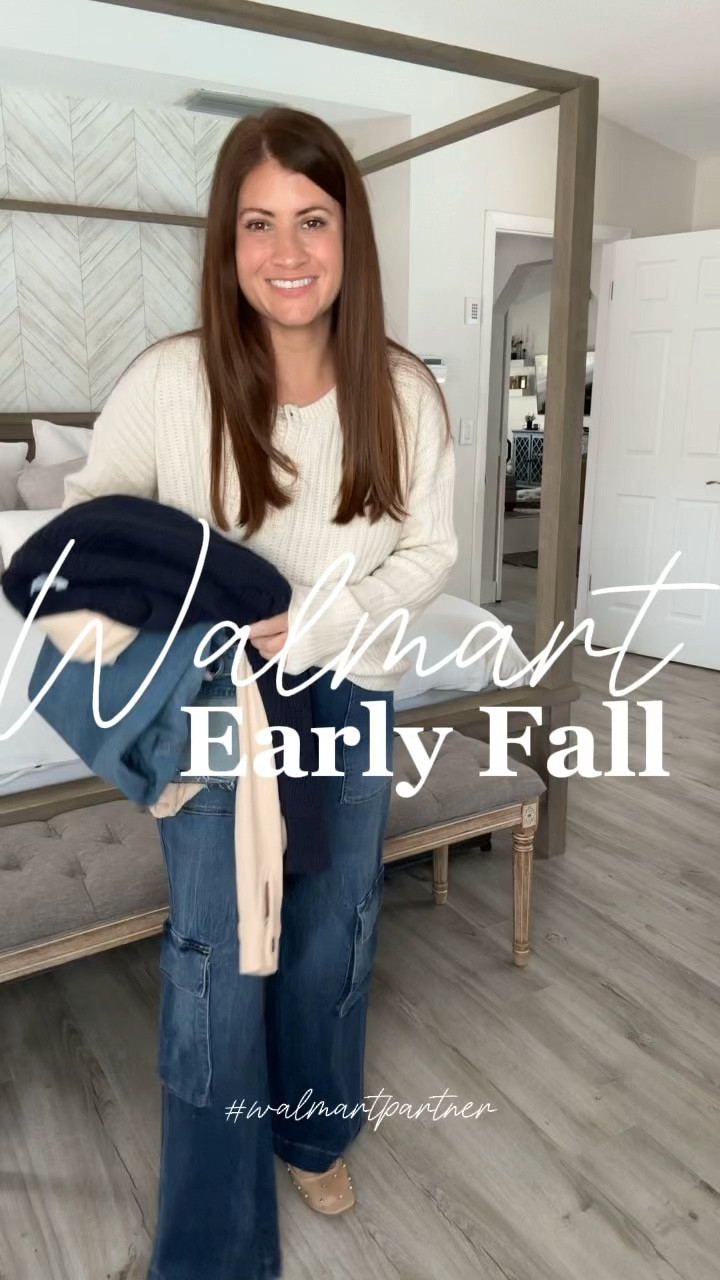 #walmartpartner Excited to partner with Walmart to share some must have early fall finds, all under $30! So GOOD! 🍁🍂

Follow me for more affordable fashion and Walmart finds! 

#walmart #walmartfashion @walmart @walmartfashion 

Wearing: 
Drawstring jeans- size 2
Cuffed jeans- size 6
Ribbed hoodie- size medium 
Boyfriend cardigan- small
Stretchy sweater- size medium 

#LTKSeasonal #LTKFindsUnder50 #LTKStyleTip