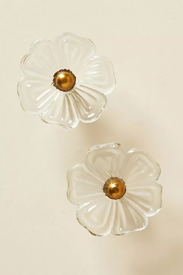 Raisa Glass Knobs, Set of 2 | Anthropologie (US)