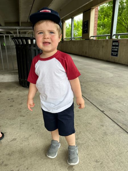 Toddler shorts & tshirt on sale at Target! Plus his tennis shoes are buy 1 get 1 50% off. Perfect for sizing up! 

Toddler boy style, toddler style, Memorial Day sale, Target finds 

#LTKfamily #LTKsalealert #LTKkids