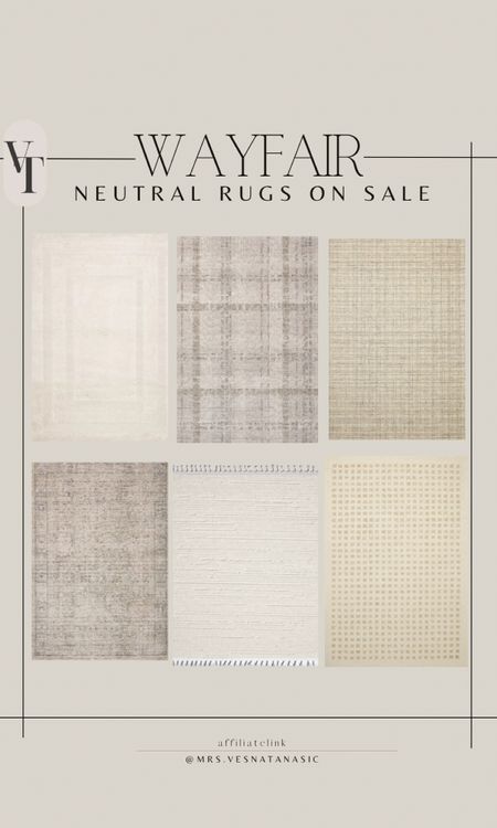 Wayfair neutral rugs on sale up to 70% off now!

@wayfair #wayfairfinds #wayfairhome #wayfair #rugs #neutralrugs #home 

#LTKhome #LTKsalealert

#LTKHome #LTKSaleAlert