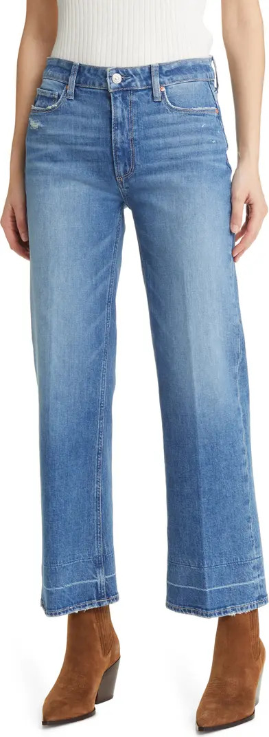Leenah High Waist Ankle Wide Leg Jeans | Nordstrom