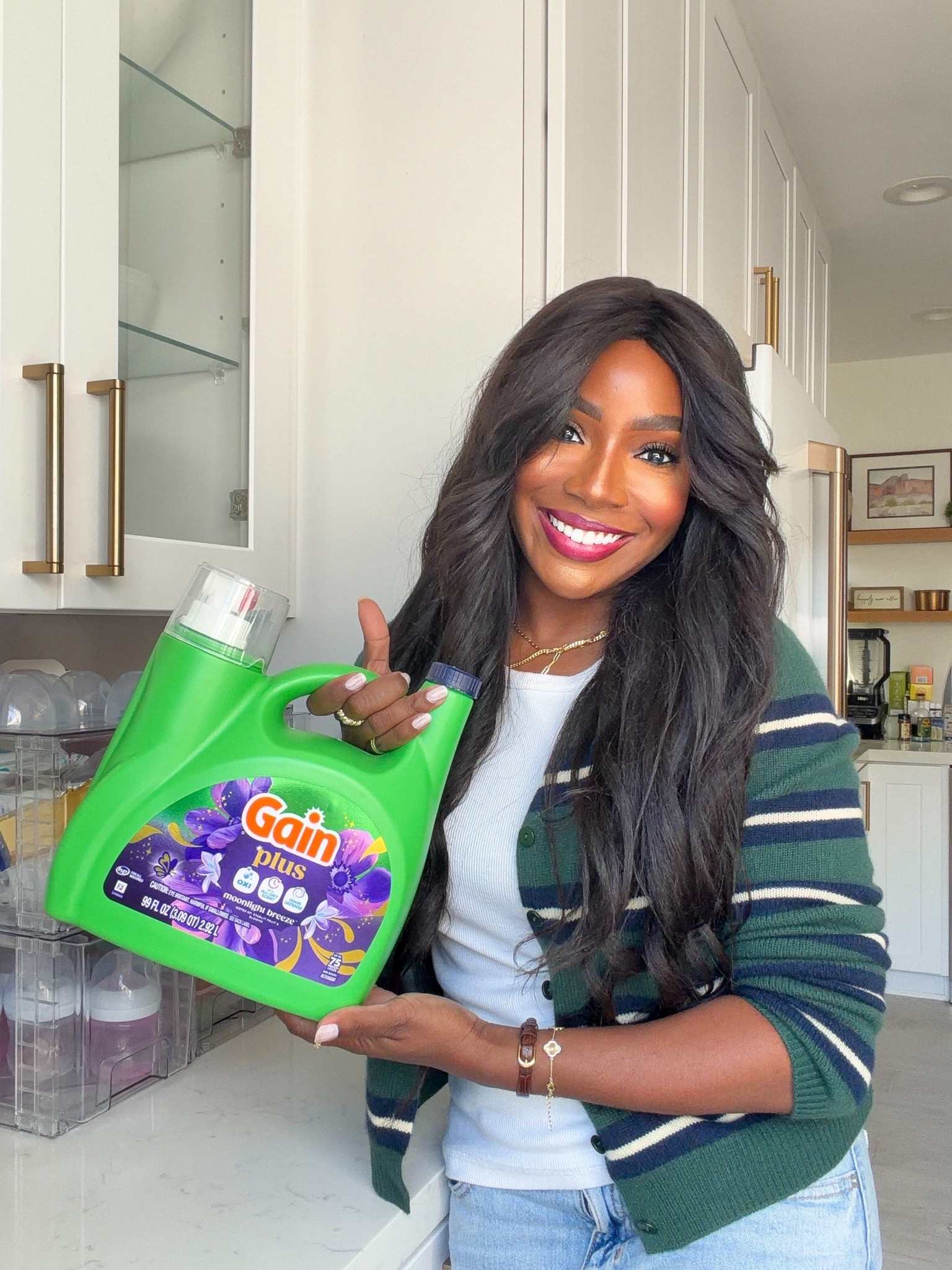 #ad Cleaner, fresher, and smelling like a dreamy summer night ✨🌙 Obsessed with the new @ilovegain Plus Moonlight Breeze—now with Oxi for an even deeper clean, all-day scent, and serious odor defense. Your laundry (and your whole home) is about to glow up. Grab yours at @Target 

 @shop.ltk #TargetPartner #gain #ilovegain #targetstyle #liketkit
https://rstyle.me/+rCwzCZvnNUO5BTFu0dWFJA


#LTKHome #LTKmomlife #LTKvlog