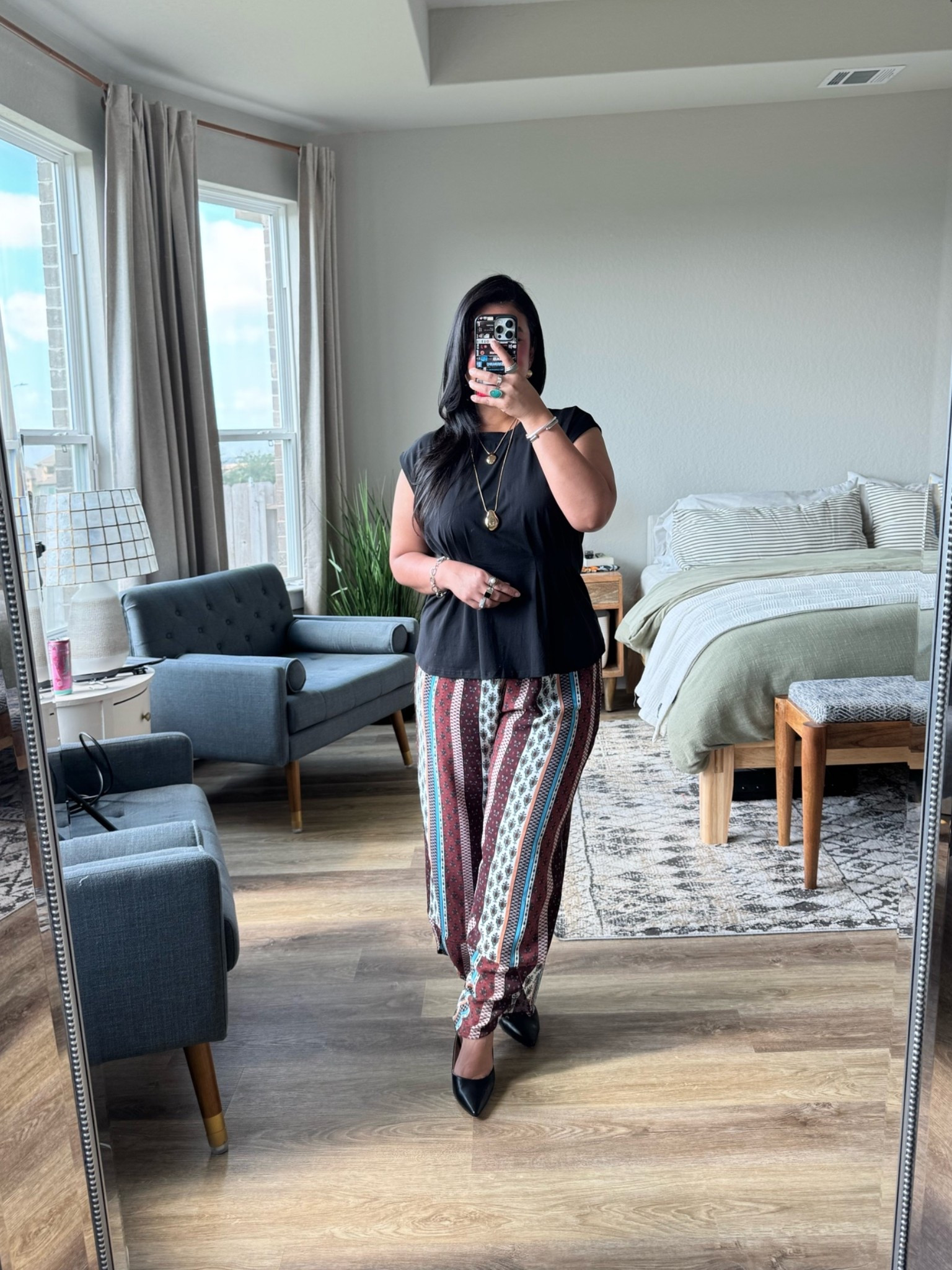Amazon outfit. Pants feel like PJs and come in tons of prints and colors!

#LTKPetite #LTKMidsize #LTKOver40
