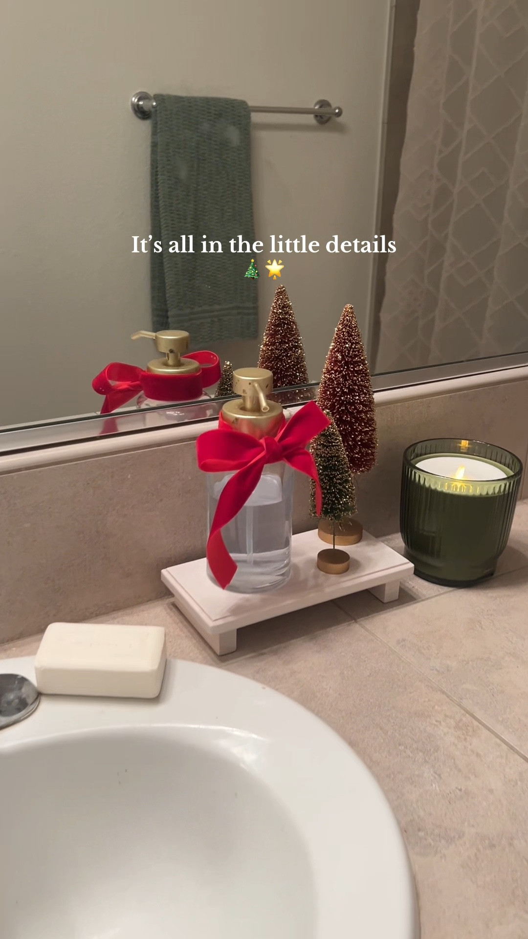 Full blown holiday decorating here, couldn’t forget about the bathroom 😉 my oldest 
(4yo) came up to me this morning and thanked me for decorating his bathroom, so cute to see the things I didn’t think they would notice 

#LTKHome #LTKFindsUnder50 #LTKHoliday