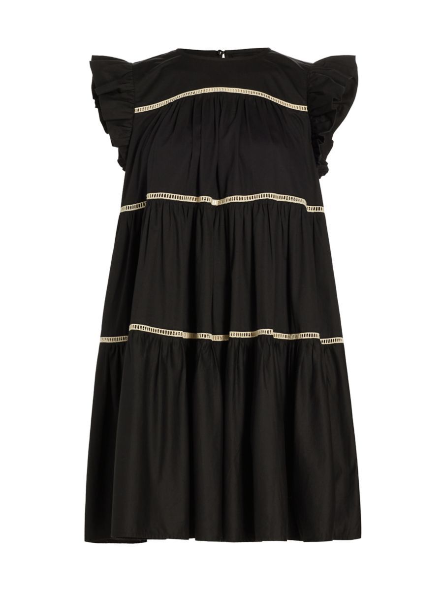Edna Tiered Babydoll Dress | Saks Fifth Avenue