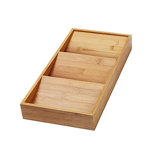 YBM HOME & KITCHEN In-Drawer Bamboo 3 Tier Spice Rack Drawer Tray - Spice Storage / Organization #316 | Amazon (US)