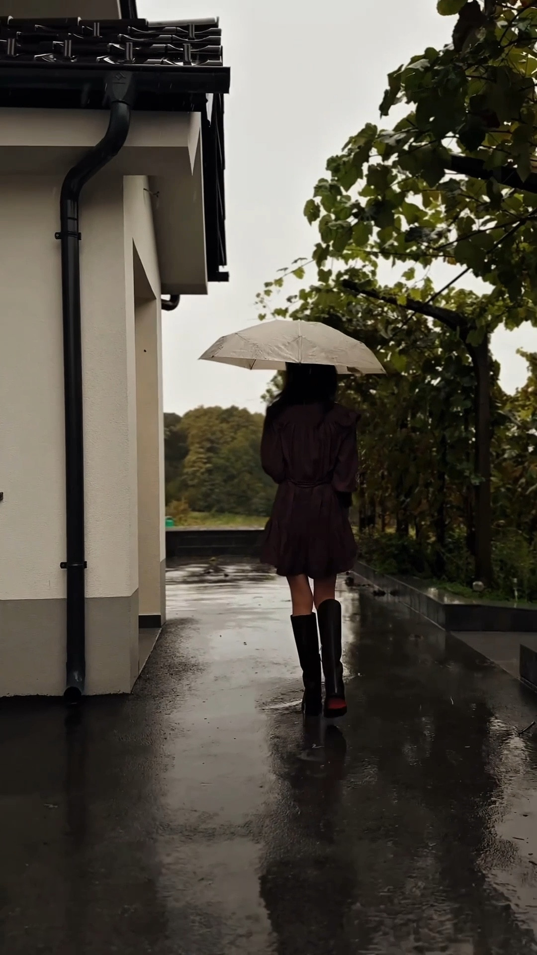 Fall rain outfits, autumn rain outfit, fall rainy day outfit, autumn rainy day outfit, burgundy dress, brown riding boots, knee high boots, flat boots, brown boots, fall street style, fall dress, autumn dress

#LTKShoeCrush #LTKSeasonal #LTKFindsUnder50