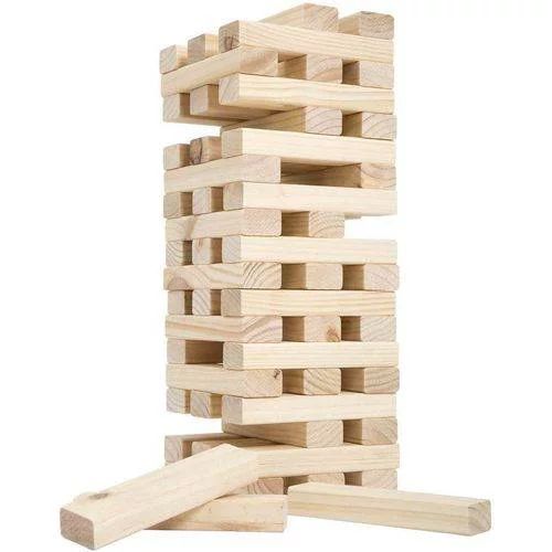 Nontraditional Giant Wooden Blocks Tower Stacking Game, Outdoor Yard Game, for Adults, Kids, Boys... | Walmart (US)