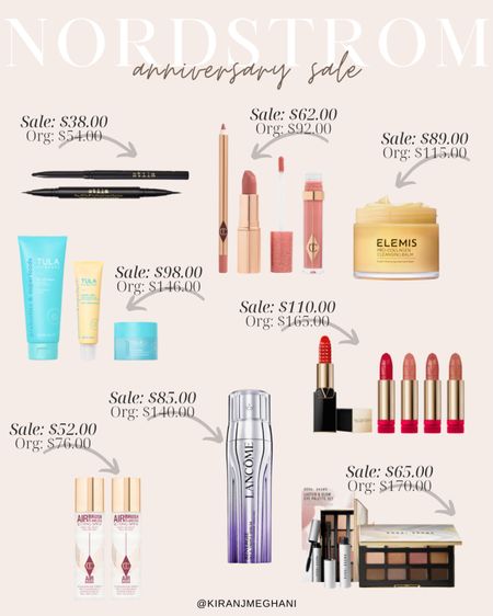 Don’t miss out on the @nordstrom anniversary sale!

Tula | Skincarw | Beauty Sales | Sale | On Sale | Elemis | Stilla | Charlotte Tilbury | Lipsticks | Lancôme | Beauty Finds | Creams | Cleaners | Makeup Sets | Eyeshadow | Lipsticks

#LTKsalealert #LTKxNSale #LTKbeauty