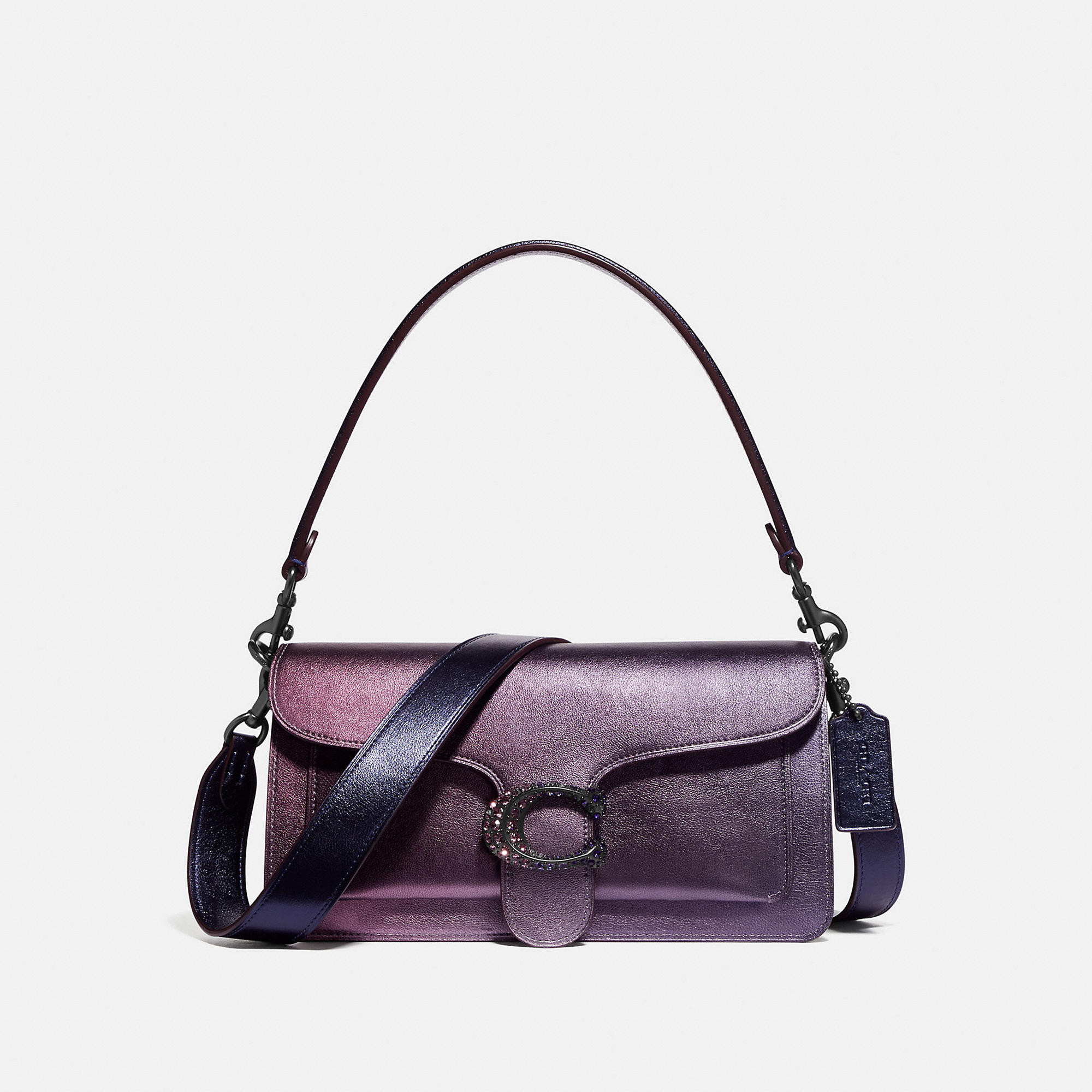 Coach: Tabby Shoulder Bag 26 With Ombre - Women's - Pewter/Multi | Coach Outlet US