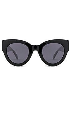 Le Specs Matriarch in Black & Smoke Mono from Revolve.com | Revolve Clothing (Global)