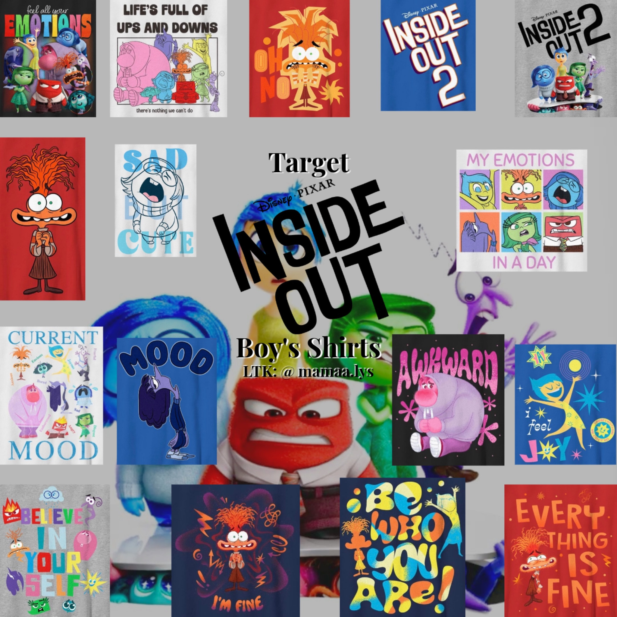 Inside out | Inside out 2 | Pixar | Disney | Kids | Boys | Target 

#LTKFindsUnder50 #LTKGiftGuide #LTKKids