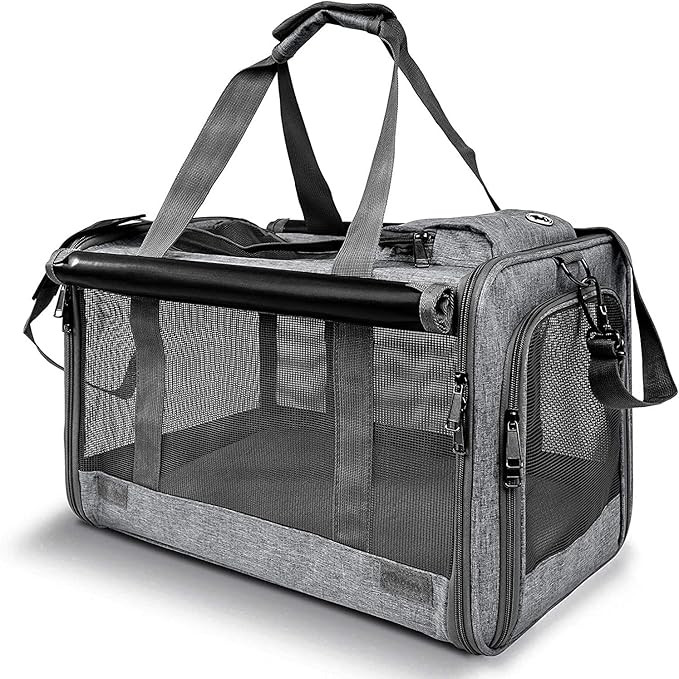Pet Carrier for Large Cats, Soft-Sided Cat Carrier for Medium Big Cats and Puppy up to 20lbs, Was... | Amazon (US)