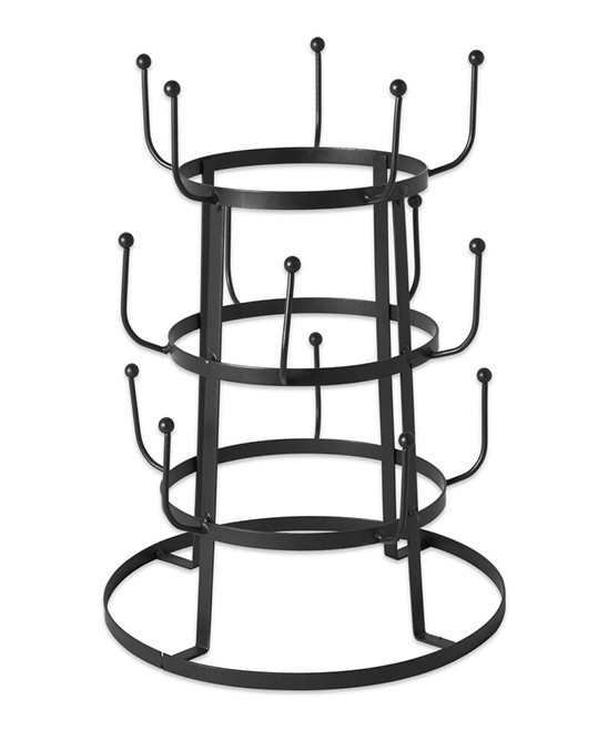 Design Imports Mug Holders - Black Vintage Mug Stand | Zulily