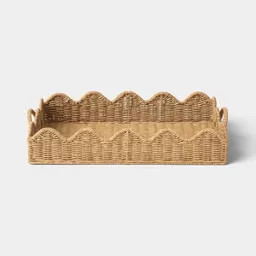 Scallop Edge Woven Tray - Threshold™ | Target