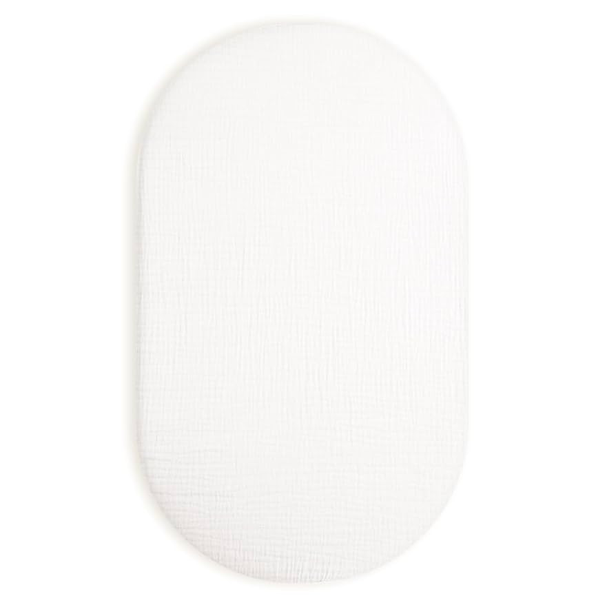 Bassinet Sheet for Baby Boy and Girl, Universal Fit for Rectangle, Oval, Hourglass Bassinet Mattr... | Amazon (US)