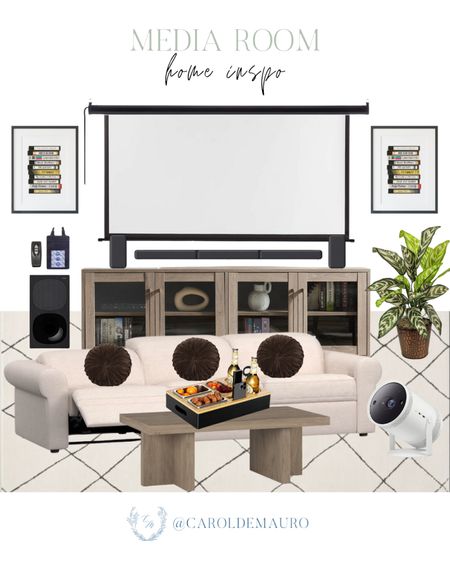 Turn your media room into a cozy and beautiful space for spring and summer with this neutral couch, faux plants, a beautiful rug, and more!
#designtips #furniturefinds #homerefresh #interiordesign

#LTKstyletip #LTKhome #LTKSeasonal