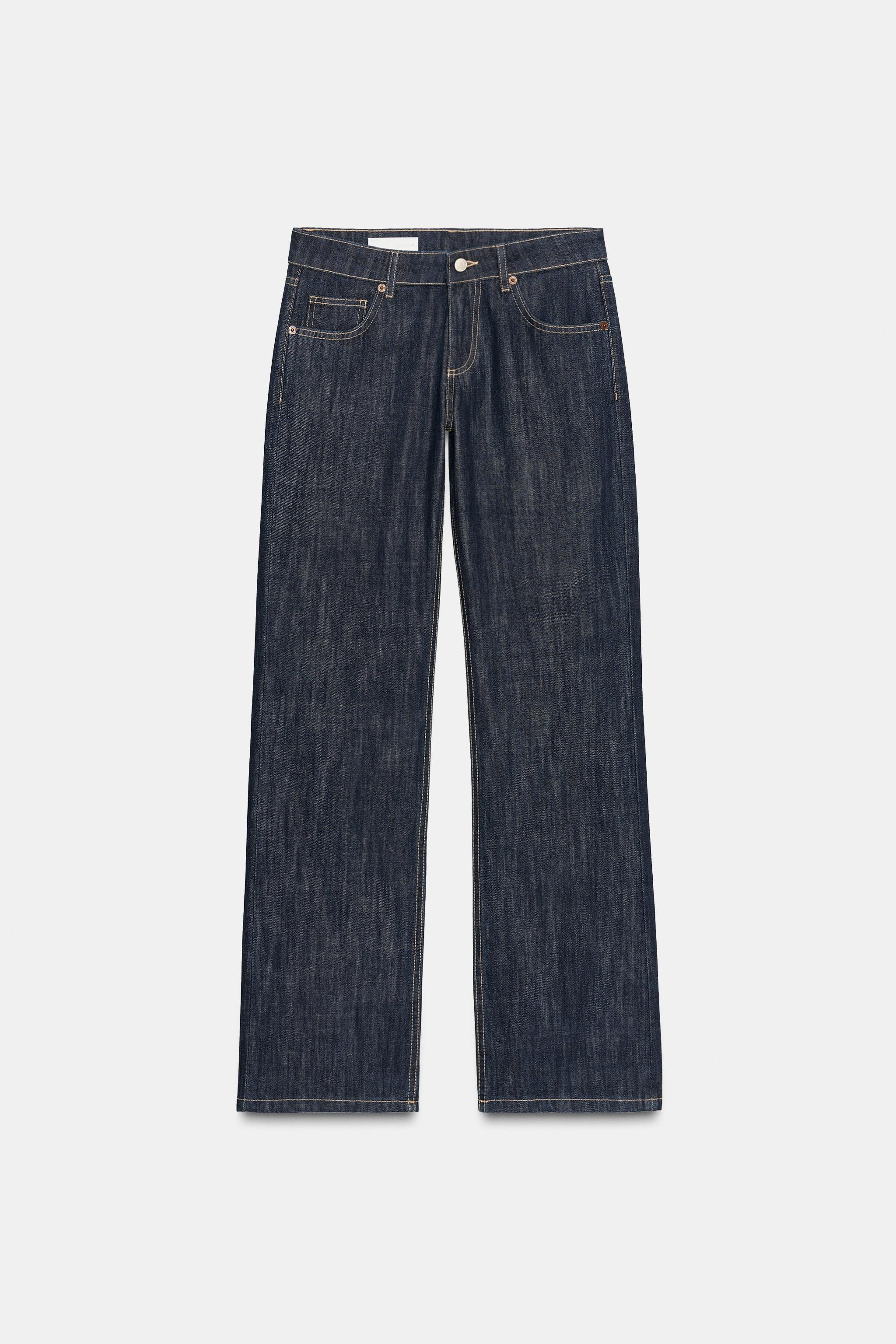 JEAN TRF WIDE LEG TAILLE BASSE | Zara FR