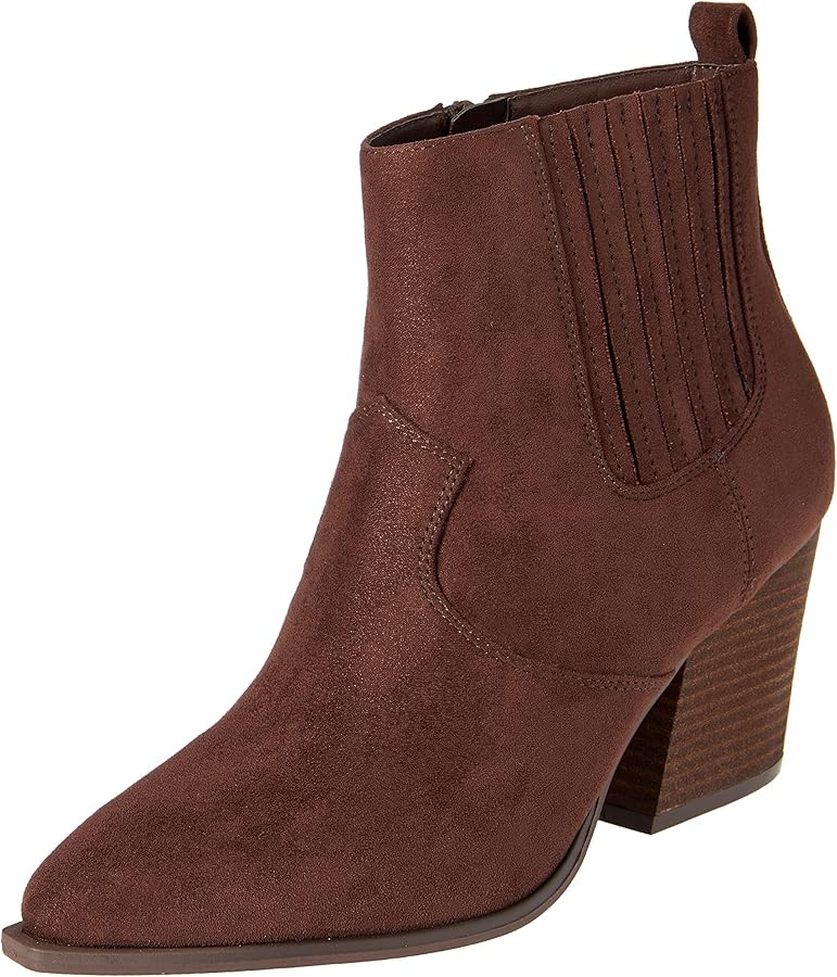 The Drop Women's Sia Pointed-Toe Western Ankle Boot | Amazon (US)