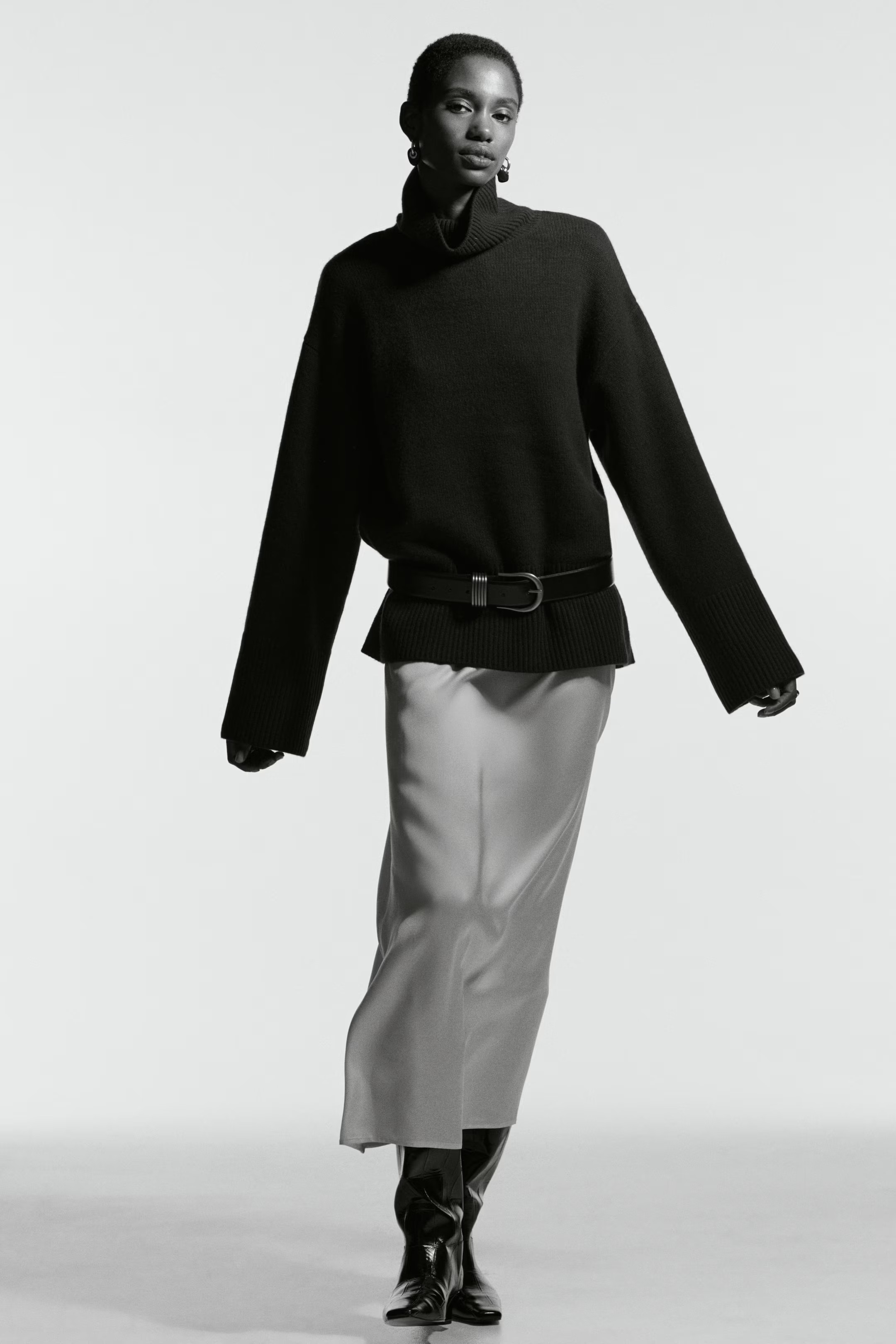 Cashmere-blend polo-neck jumper | H&M (UK, MY, IN, SG, PH, TW, HK)