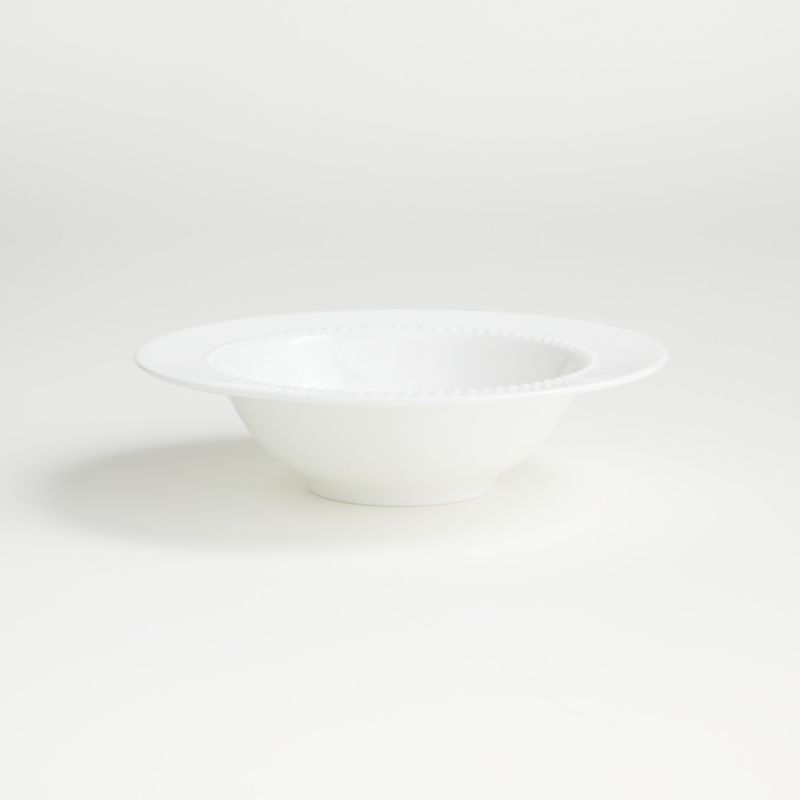 White Pearl Bowl + Reviews | Crate and Barrel | Crate & Barrel