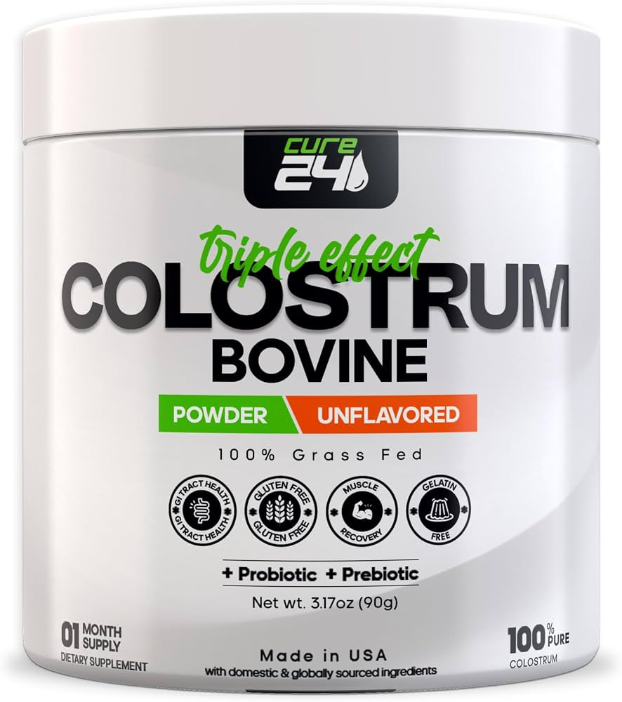 Bovine Colostrum X3 Supplement Powder for Humans, 100% Pure Whole Natural Grass Fed Superfood, Hi... | Amazon (US)