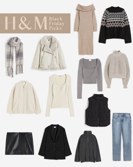 Black Friday H&M favorites 

Winter fashion, holiday sweaters, cozy sweaters, bomber jackets

#LTKCyberWeek