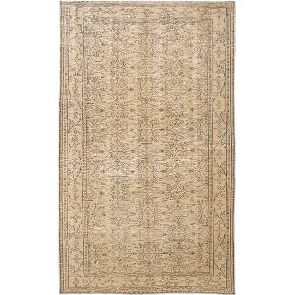 One-of-a-Kind Vincente Hand-Knotted 1980s Hamadan Cream 5'2" x 8'10" Wool Area Rug | Wayfair Professional