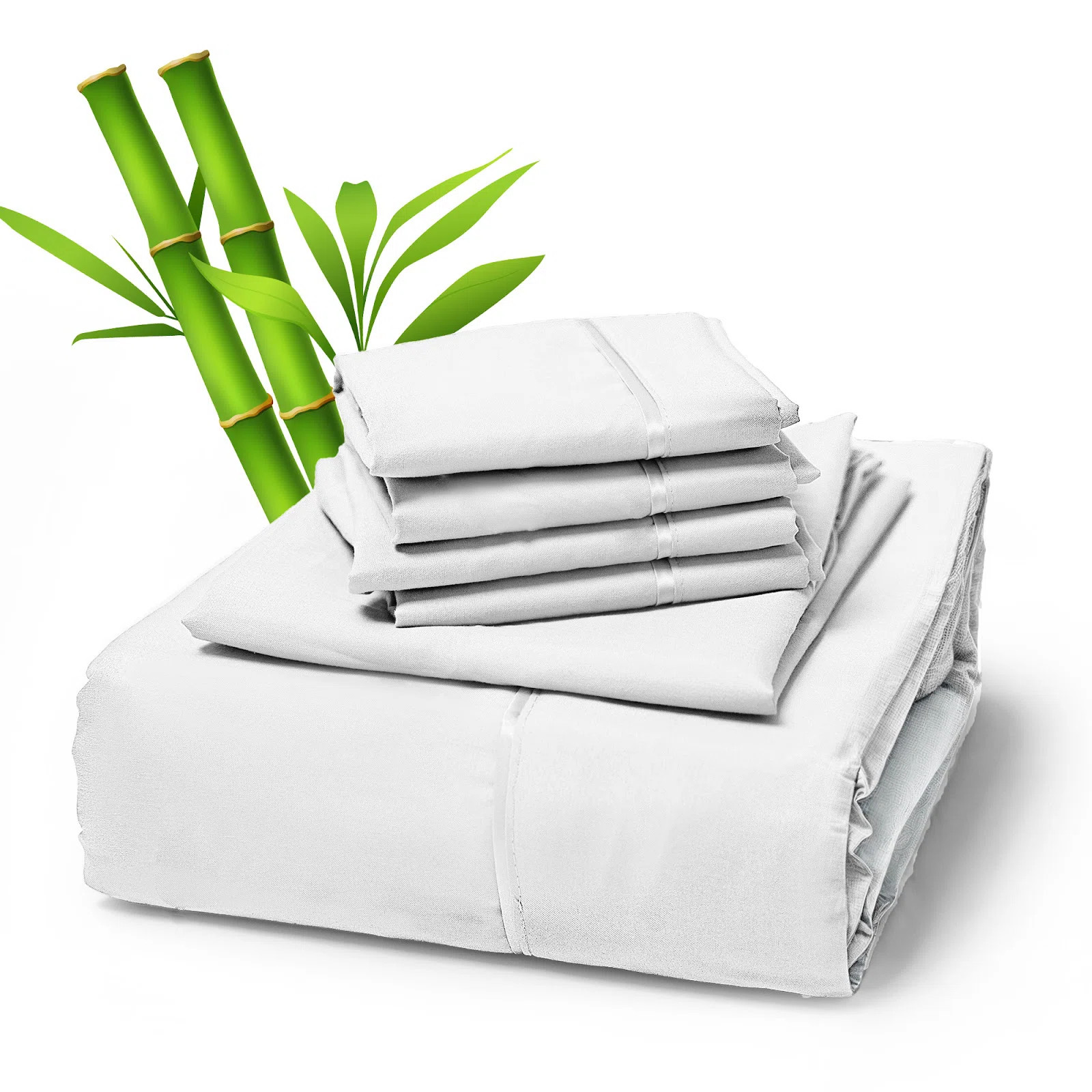 WW Sheets Premium Rayon From Bamboo Blend Sheet Set With Deep Pockets, Cooling and Breathable & R... | Wayfair North America