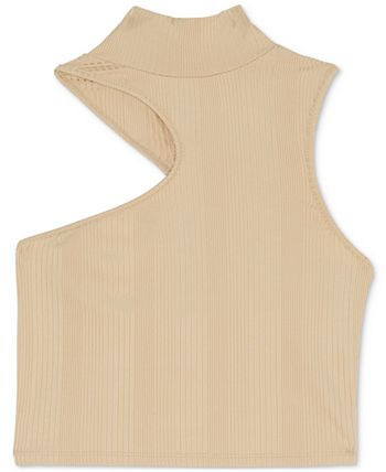 Bar III Sofia Richie Side Cutout Crop Top, Created for Macy's & Reviews - Tops - Women - Macy's | Macys (US)