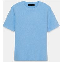Zara - Short Sleeve Soft Feel Knit Jumper - Light Blue - S - Woman | Zara US