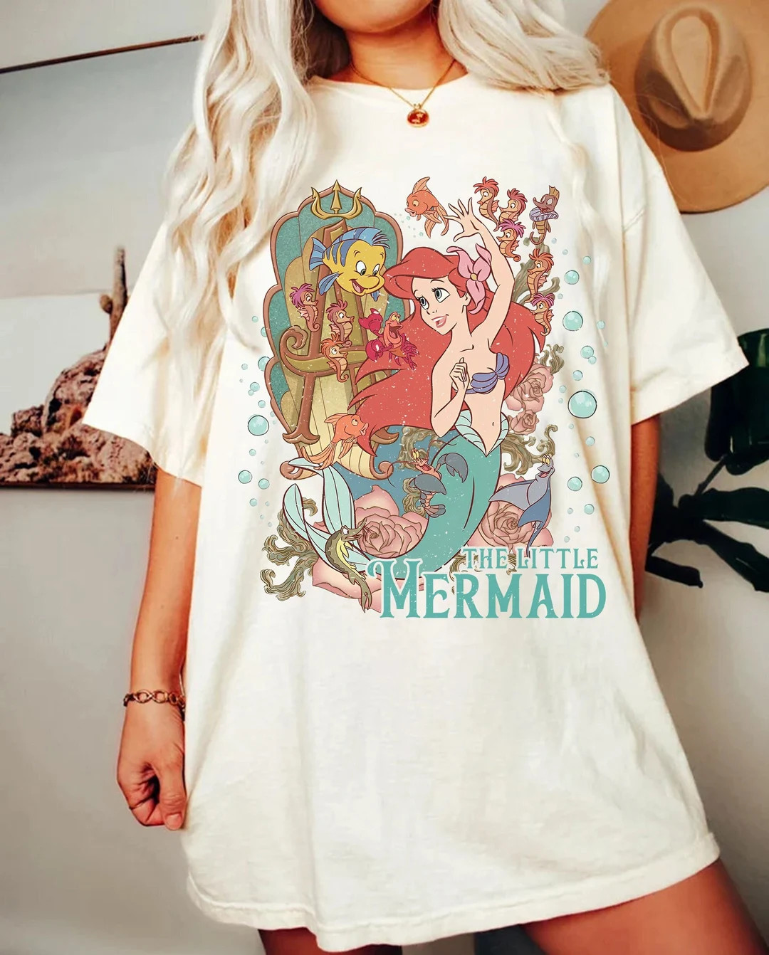Vintage Little Mermaid Shirt, Little Mermaid Ariel Shirt, Ariel Shirt, Princess Shirts, Gifts for... | Etsy (US)